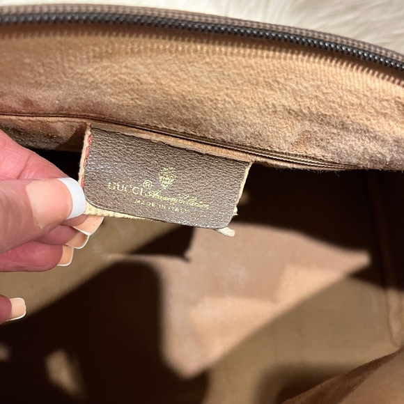 Authenticated Gucci Supreme Web Boston Ophidia Tote Bag Handbag Purse - Picture 12 of 16